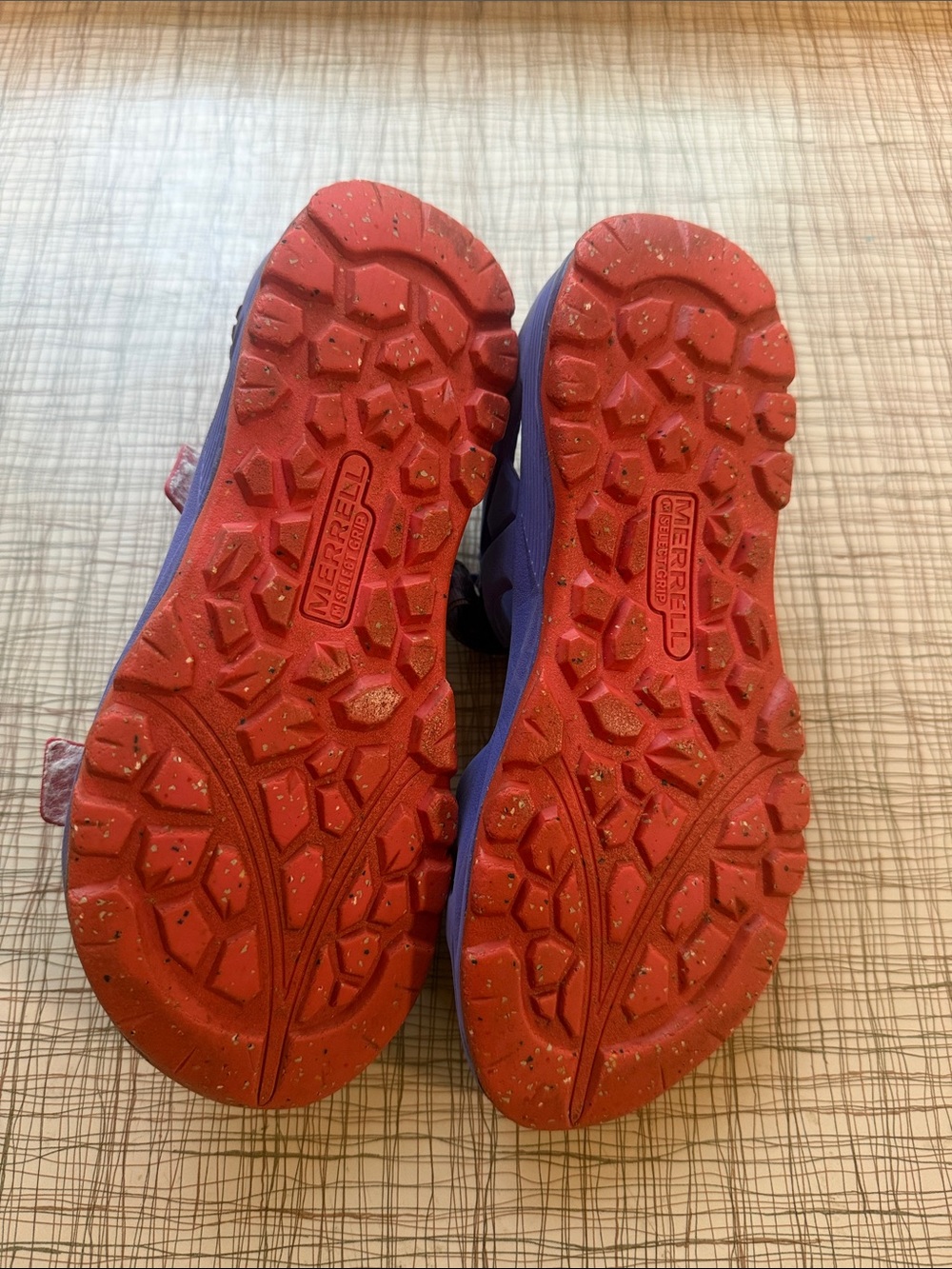 Merrell Kids Lavender Sandals with Geometric Print Straps - Picture 2 of 6